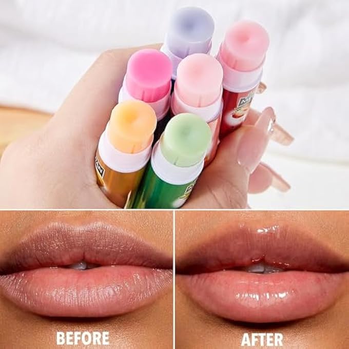rayihni FRUIT FLAVOR LIP BALM BULK, 6 PACK NATURAL SOFT LIP BALM WITH VITAMIN E, LIP CARE PRODUCTS LIP BALM SET FOR CHAPPED OR DRY LIPS, MOISTURIZING SOOTHING CHAPPED LIPS ANTI-CRACKING SMOOTH LIP LINES - Image 3